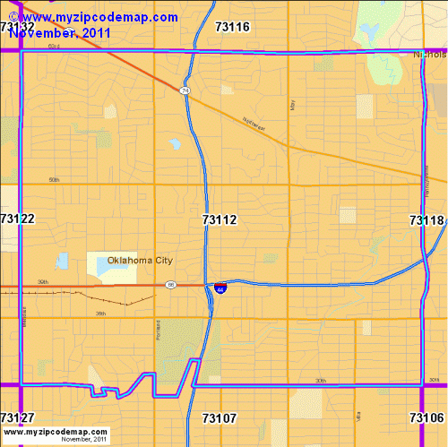 map of 73112