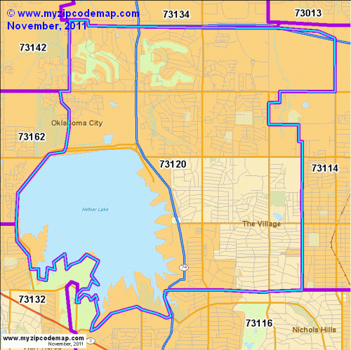 map of 73120