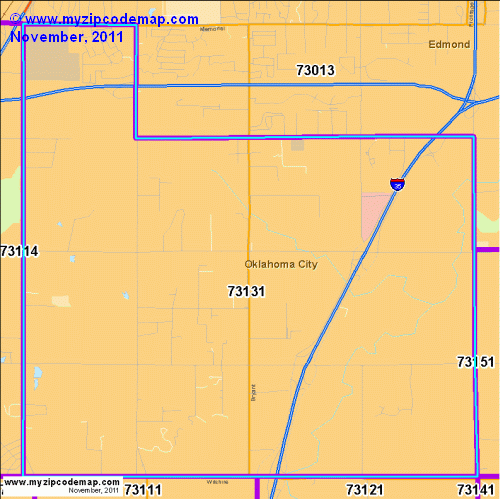 map of 73131