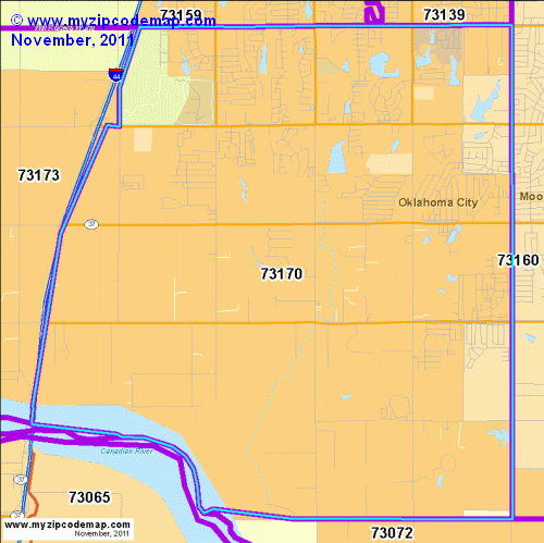map of 73170