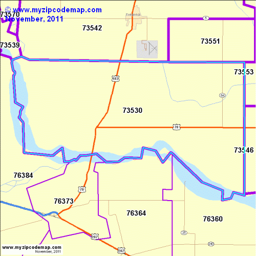 map of 73530