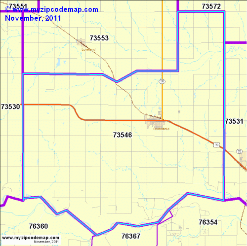 map of 73546