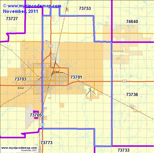 map of 73701
