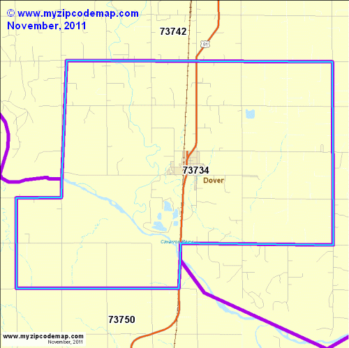 map of 73734