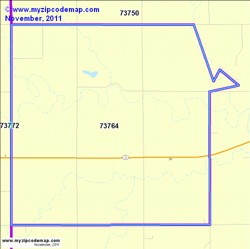 map of 73764