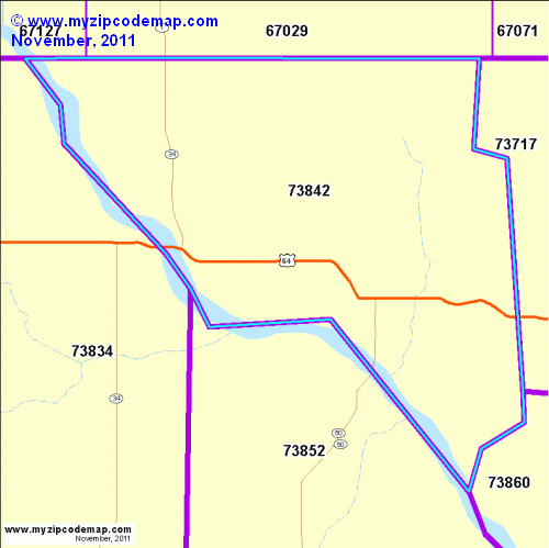 map of 73842