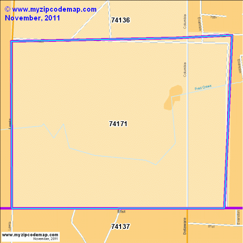 map of 74171