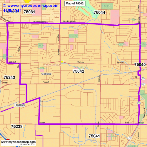 map of 75042