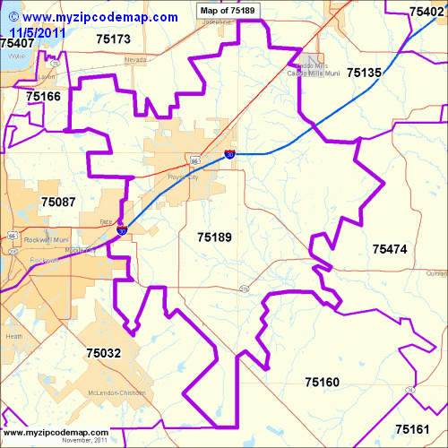 map of 75189
