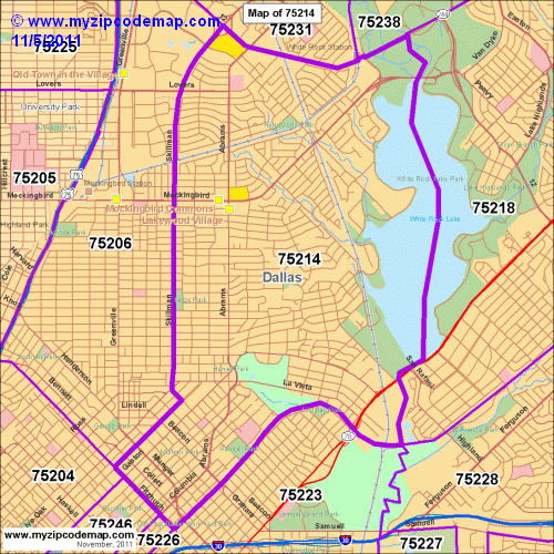 map of 75214