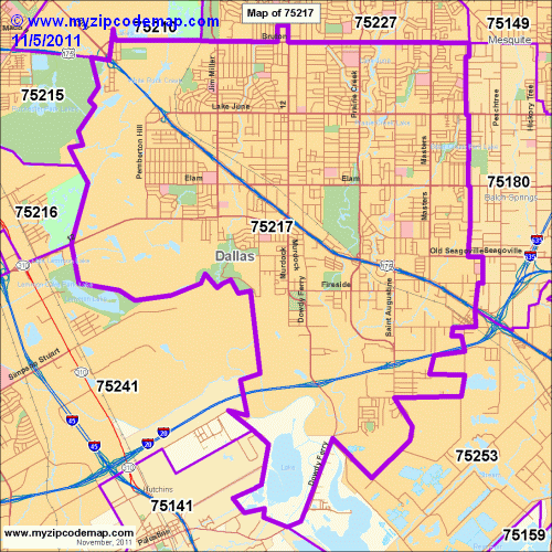 map of 75217