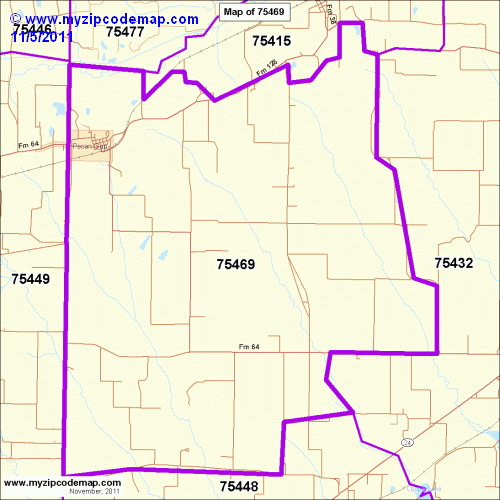 map of 75469