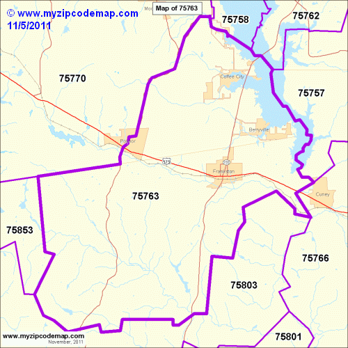 map of 75763
