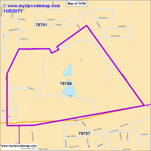map of 75799