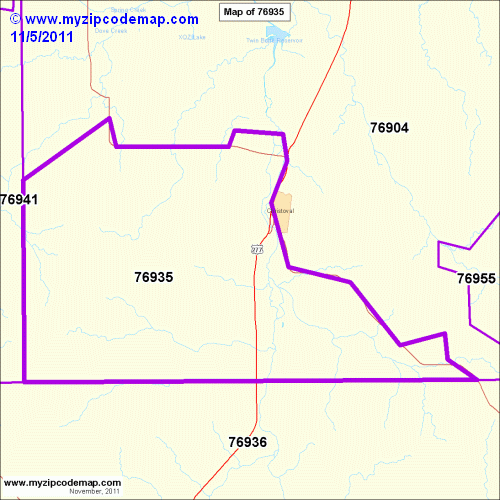 map of 76935