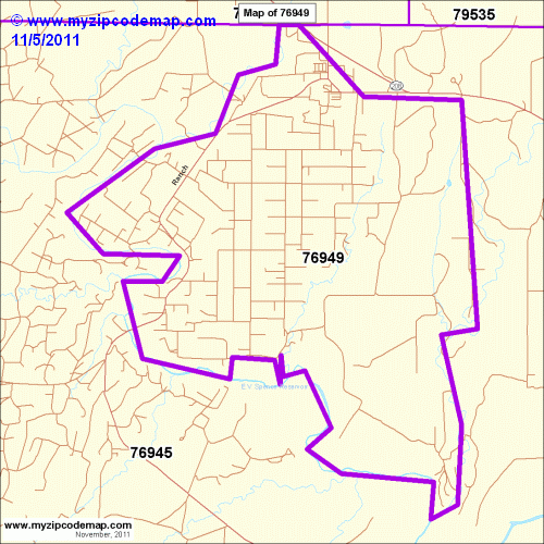 map of 76949