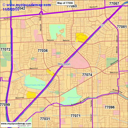 map of 77036