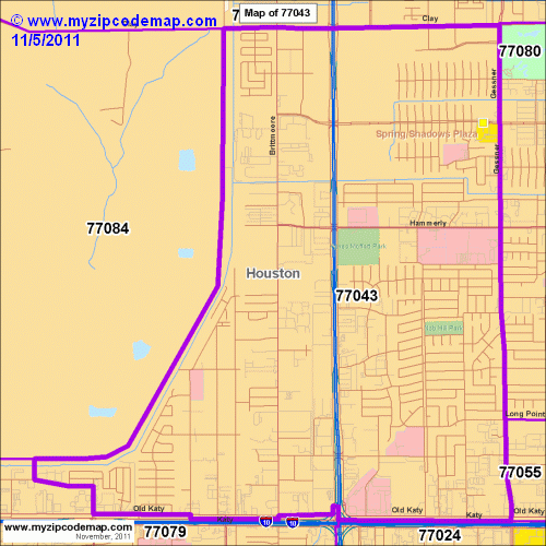map of 77043
