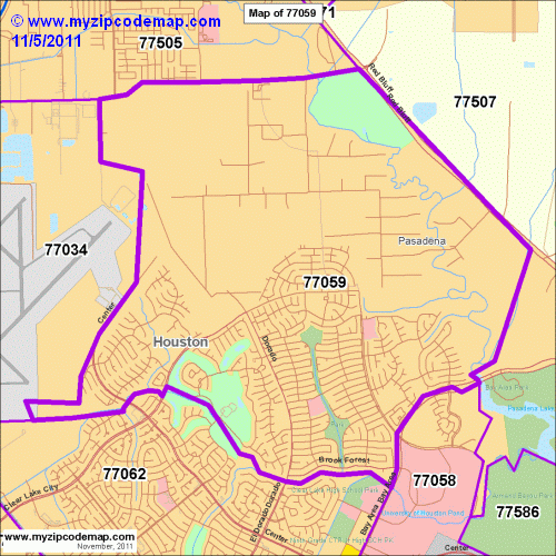 map of 77059