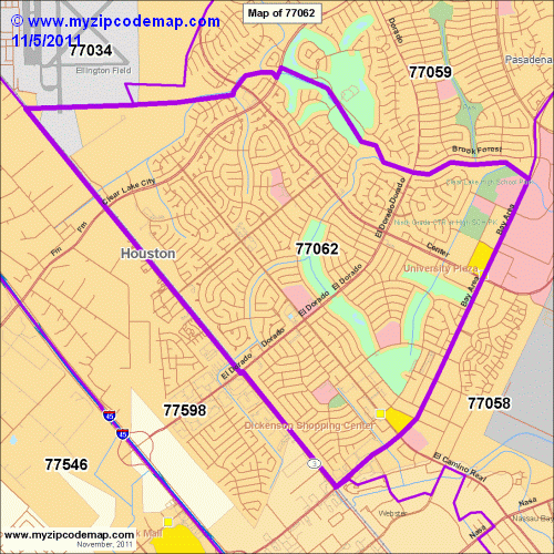 map of 77062