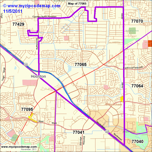 map of 77065