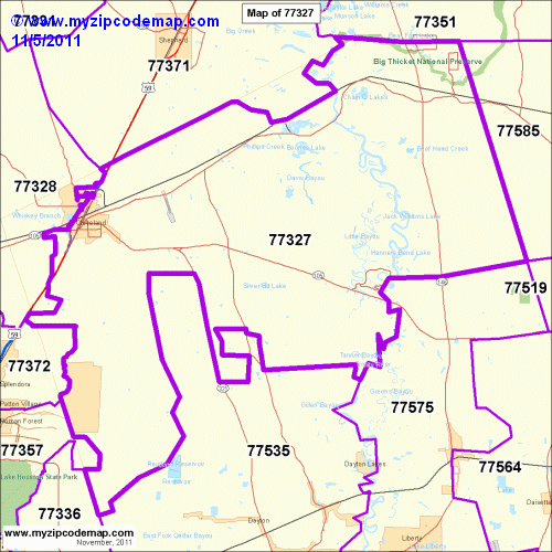 map of 77327