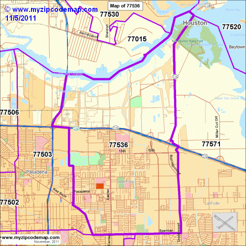 map of 77536