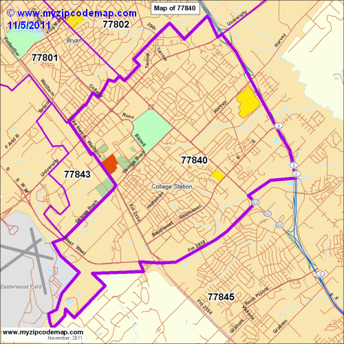 map of 77840