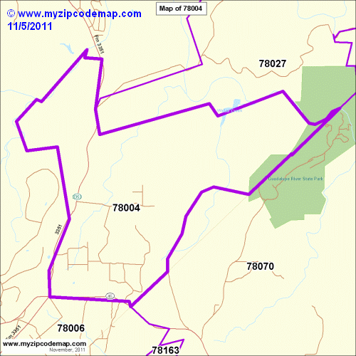 map of 78004