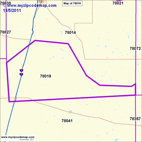 map of 78019