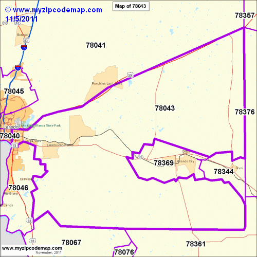 map of 78043