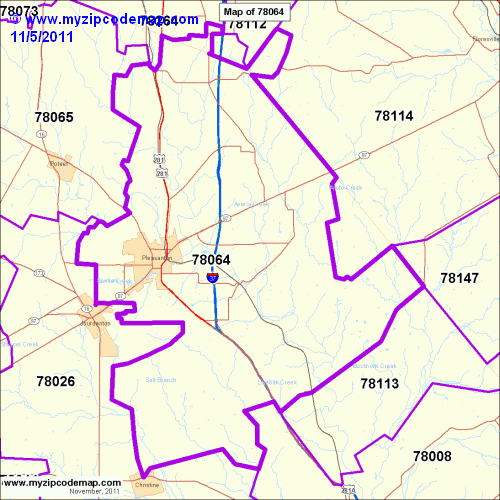 map of 78064