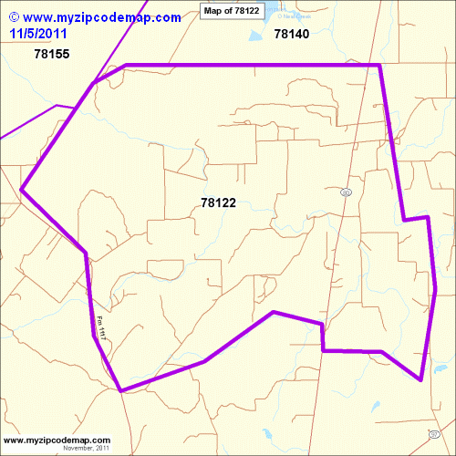 map of 78122