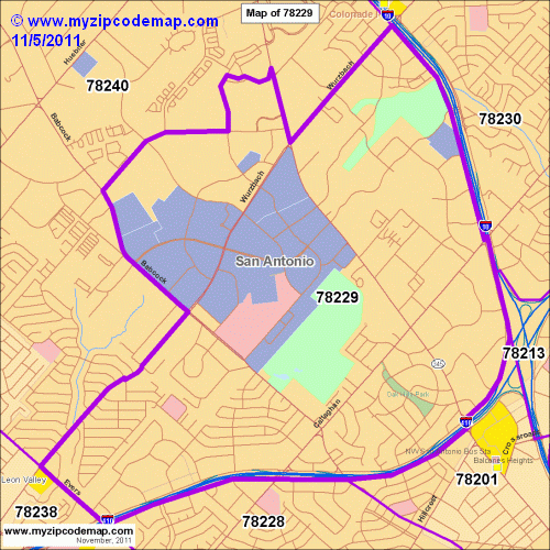 map of 78229