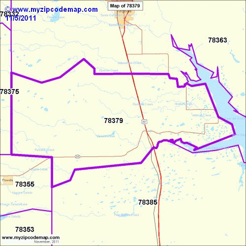 map of 78379