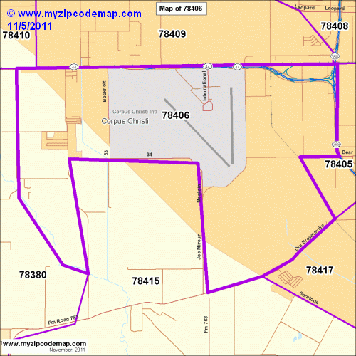 map of 78406
