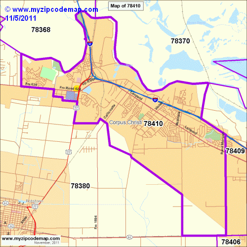 map of 78410