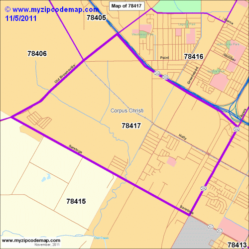 map of 78417