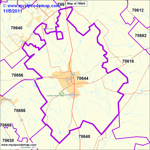 map of 78644