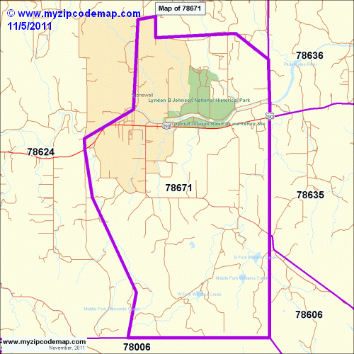 map of 78671