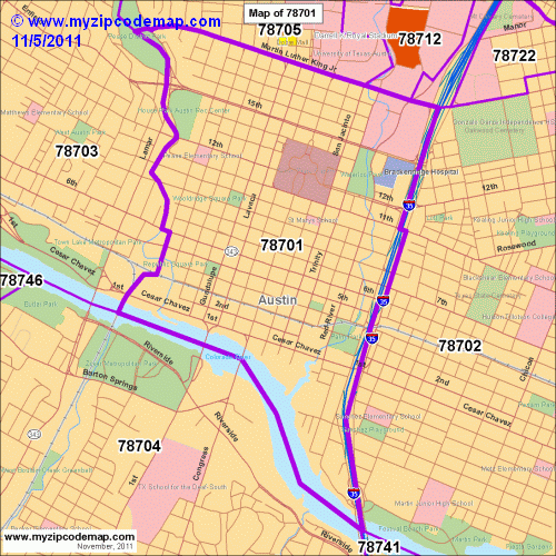 map of 78701