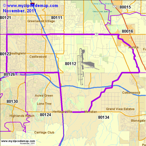 map of 80112