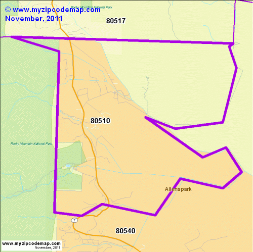 map of 80510