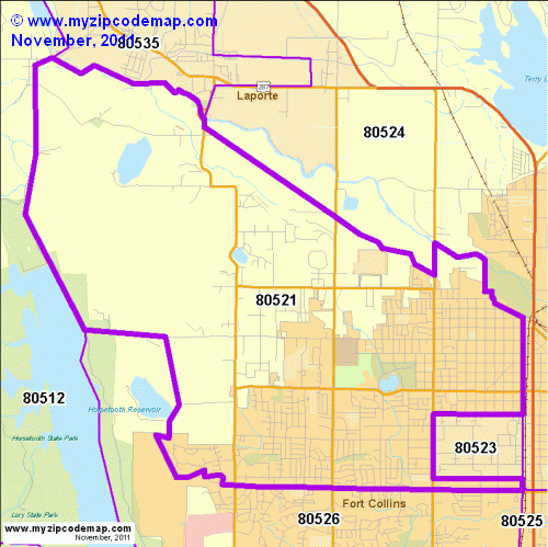 map of 80521