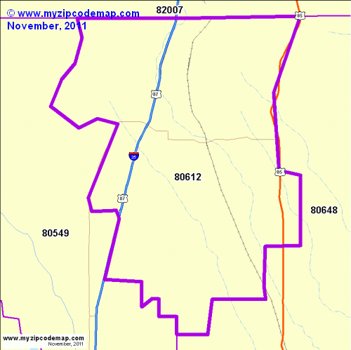 map of 80612
