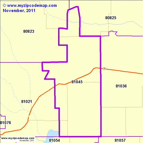 map of 81045