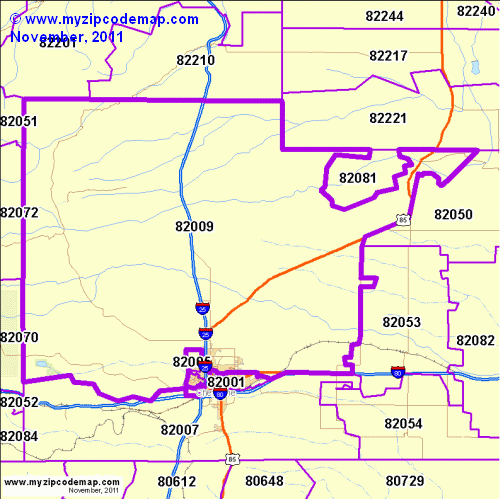 map of 82009