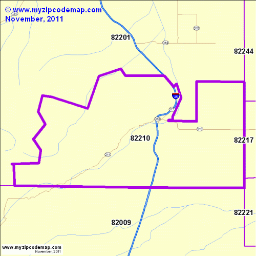map of 82210