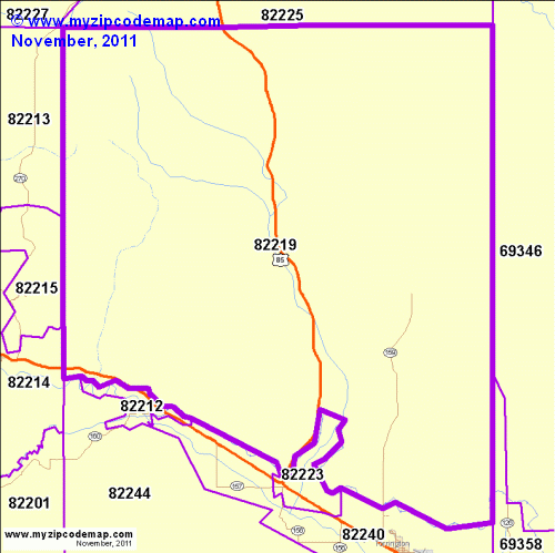 map of 82219