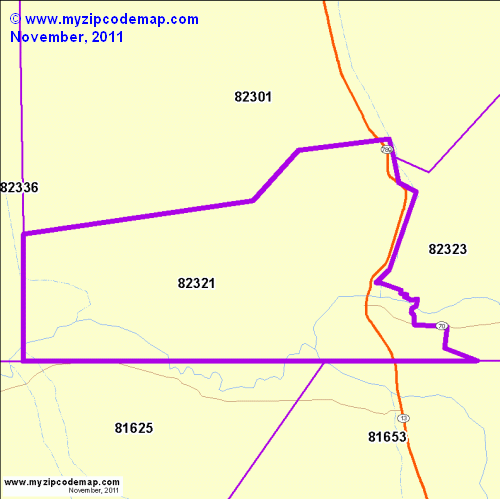 map of 82321